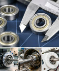 608ZZ Dope Ball Bearing Kit, 200 Pieces, 8x22x7mm carbon steel bearings with caliper and machine applications