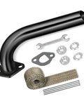 Beast Mini Bike Exhaust Pipe Kit Direct Fit For Predator SixPointFiveHP GX160 GX200 212cc 224cc 196cc Coleman CT200U CT200U EX