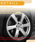 Installed 20 Pcs Wheel Lug Nut Caps And Dust Covers Silicone Orange 2.2x17x20mm Protective Screw Caps For Rims And Tire Nuts