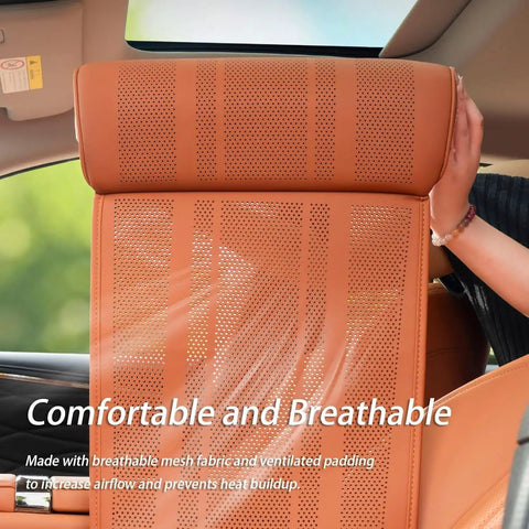 Ultra Comfy Memory Foam Car Seat Extender Cushion Custom Fit For Mini John Cooper Works Electric Models 2025 And 2026 For Major Road Trips, breathable mesh fabric and padded cushion.