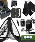 12 Piece Premium Golf Gift Set With Magnetic Towel, Chipping Net And Accessories For Golfers, Ready To Gift Christmas Gift Box