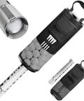 Shag Bag For Golf Balls With Detachable Aluminum Tube, Golf Ball Retriever With Pocket And Tee Holder, Holds Up To 80 Balls