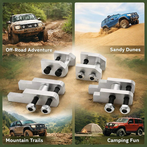 2 Inch Billet Aluminum ATV Lift Kit For 450 660 And 700 Models From 2004 To 2009 With Easy Bolt On Install Increases Ground Clearance