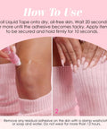 Using Liquid Fashion Tape Roll On Adhesive For Clothes And Skin Safe No Fuss All Day Hold Clear Body Glue For Dresses And Fabric