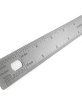 6 inch stainless pocket rule from Deluxe Pro Grade 5 Piece Measuring Kit With 8 Inch Spring Inside And Outside Calipers 8 Inch Dividers