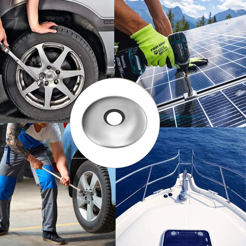 100 Piece Bundle Of Bonded Sealing Washers Crafted From Heavy Duty 304 Stainless Steel And Neoprene Rubber Gaskets for outdoor automotive and marine use.