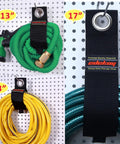 Extension Cord Holder Organizer 10 Pack Heavy Duty Storage Straps 17 Inch And 13 Inch wraps holding hoses and cords
