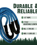 Arborist Whoopie Sling One Half Inch By Three To Five Feet Rigging Sling For Tree Climbing And Rigging Heavy Duty Anchor Sling