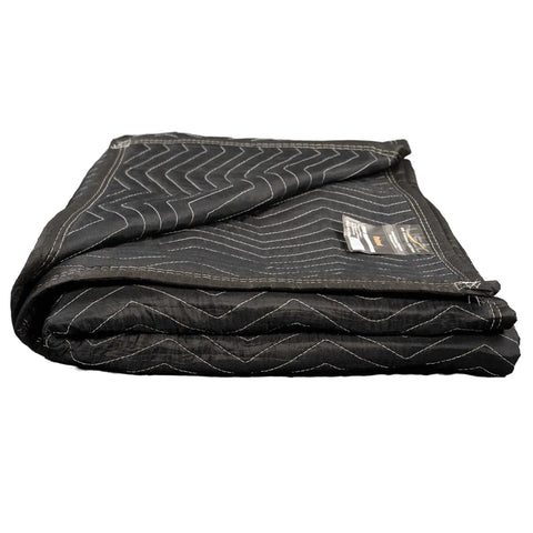 Heavy Duty Moving Blankets 80 by 72 Inches 4 Pack Quilted Furniture Pads Cotton Polyester Pro Grade shown folded