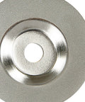 Diamond Grinding Wheel And Knife Sharpening Stone For Scissors And Chisels Grit 400 Hardcore Abrasive Disc close-up view of surface.