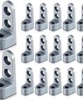 Solid 20 Pack Side Beam Clamps For Heavy Duty Scaffolding Works With 3/8 Inch Rods Strong Malleable Iron Pipe Supports Built Tough For Any Job. 20-pack silver malleable iron side beam clamps with 3/8-inch threaded hole