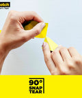 Hands tearing Exterior Painter's Tape 1.88 Inch By 45 Yard Weatherproof Masking Tape For Outdoor Surfaces Wind Resistant Rain Resistant