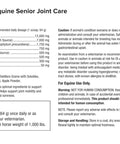 Equine Senior Joint Care Pellets With Glucosamine MSM Chondroitin Sulfate And Hyaluronic Acid For Older Horses ingredient list