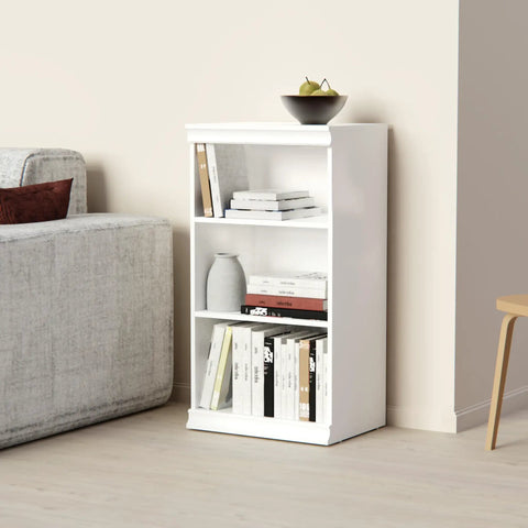 Versatile Modular Storage Shelf With Three Adjustable Shelves Stackable Closet Organizer Featuring Clean Trim Solid Backing Easy Peasy Setup For Ultimate Home Organization Game Changer