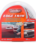 Cowles Custom chrome 18 ft U-channel edge guard trim for door edges on cars, trucks, SUVs, boats