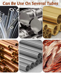 Compression fittings kit: brass/metal tube assortment with various diameters; copper, brass, steel, and aluminum tubes