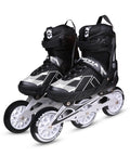 Speed Pro Adjustable Inline Skates For Kids Unisex Outdoor Roller Skates With 110mm Wheels Aluminum Frame And ABEC 7 Bearings