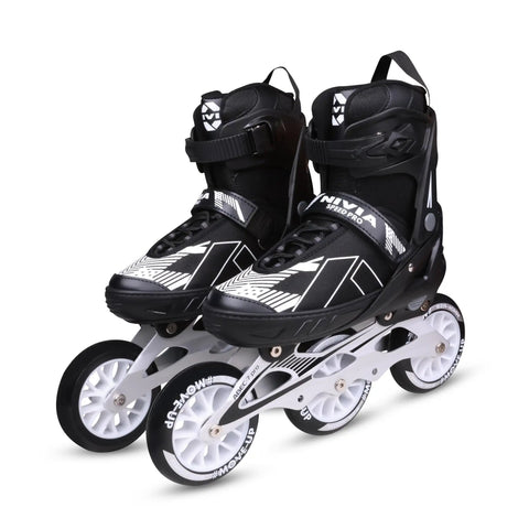 Speed Pro Adjustable Inline Skates For Kids Unisex Outdoor Roller Skates With 110mm Wheels Aluminum Frame And ABEC 7 Bearings