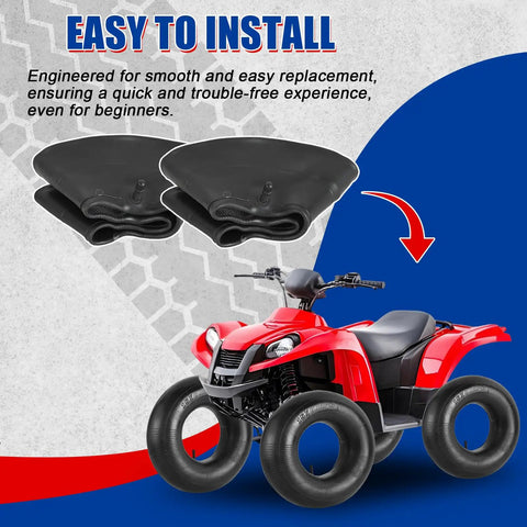Heavy Duty 15x6.00-6 Inner Tubes With TR-13 Straight Valve Stem For Lawn Mowers, Wheelbarrows, ATVs And Go Karts