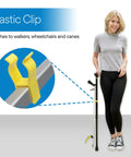 Featherweight 26 Inch Reacher Grab-and-Go Lightweight Daily Living Aid For Mobility Challenges With Reach And Flexibility Limits, Easy Grip Handle, Durable Long-Lasting Reach, Safe Pickup And Transfer For Back, Hip, Shoulder Or Grip Strength plastic clip attaches to cane or walker