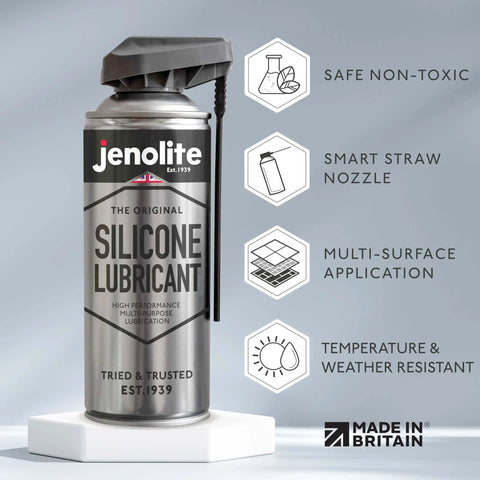 Silicone Spray Lubricant For Tools And Gear A Handy Toolbox Essential Multipurpose Slick That Repels Dirt And Moisture Heat Resistant Non Toxic Formula Safe On Rubber Wood Metal And Plastics 400ml 13.5 Fl Oz