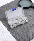 120 Piece E Clip And C Clip Retaining Ring Set For Industrial Hardware, 304 stainless steel circlips in case