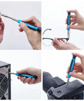 Ultra Handy 68 Piece Ratcheting Screwdriver Set With Magnetic Bits And Sockets In A Tough Impact Case used for repairs