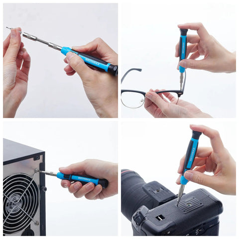 Ultra Handy 68 Piece Ratcheting Screwdriver Set With Magnetic Bits And Sockets In A Tough Impact Case used for repairs