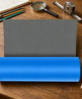Heavy Duty Self Adhesive Roofing Underlayment No Stress Peel And Stick Waterproof Membrane For Flat Metal And Asphalt Roofs on wooden table.