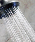 6 Function Luxury Shower Head With High Pressure Boost And Adjustable Wall Mount Anti Clog Nozzles in oil rubbed bronze in use