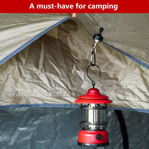 Two Pack Heavy Magnetic Hooks For Outdoor Use, Premium Neodymium Tent Hooks With 15-Pound Capacity used for hanging lantern