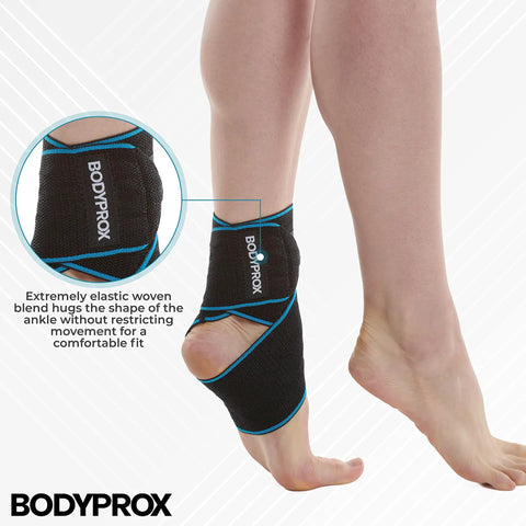 Ankle Support Brace 2 Pack With Adjustable Compression For Sports Protection One Size Fits Most For Men And Women Breathable Comfort Pain Relief Sprain And Strain Recovery Ideal For Active Lifestyles