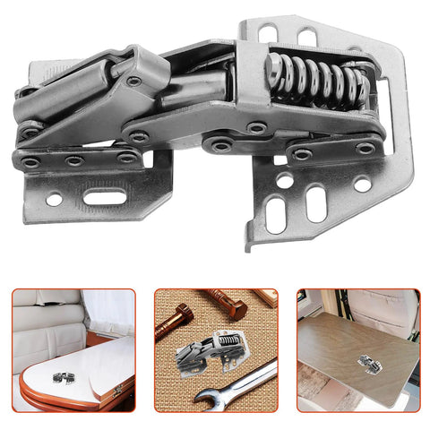 Heavy Duty RV Cabinet Door Hinge With Hydraulic Soft Close For Camper Go To Steel Overhead Hinge Built For Flexible Fit