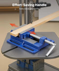 Pro Grade 6 Inch Drill Press Vise With Slotted Base Heavy Duty Cast Iron Workbench Vice For Woodworking And Metalworking Portable Bench Vise That Grips Tight Up To 7kN Non Slip Jaws For Drilling Engraving Cutting And More, holding wood on drill press