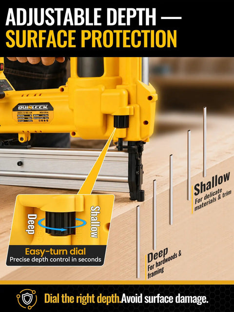 Works Like A Champ This Versatile Cordless Brad Nailer And Staple Gun That Runs Smooth On DeWalt 20V Batteries For Quick Trim Projects And Solid Framing Builds Sold Tool Only