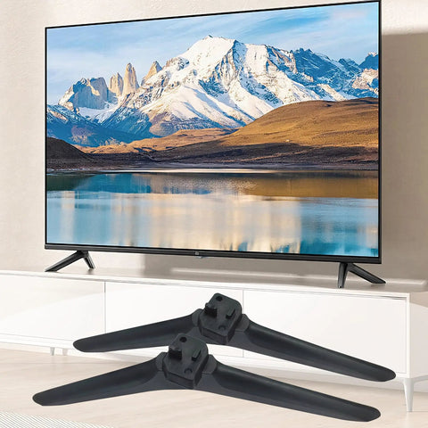 Replacement TV Legs For Hisense 32, 40, And 43 Inch Select Models, Black Tabletop Feet With Screws Kit, Durable ABS Construction
