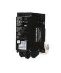 15 Amp GFCI Ground Fault Circuit Interrupter, Single Pole 120V Breaker With 10,000 AIC, Self-Test UL 943, black side view