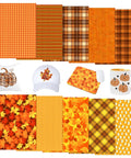 Fall Sublimation Transfer Paper Bundle, 10 Sheets, 12 By 10 Inches displayed with DIY mugs, tumbler, and key chain in classic colors