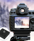 Two Pack 41mm Quick Release Plates For Tripod Ball Heads Compatible With Ambico V0552 V0554 Sunpak 7500 Pro 7500TM 7575 Kalimar Pro Tech V40 Replacement attached to DSLR camera