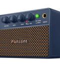 Dope 10W Mini Portable Guitar Amplifier with Clean and Drive Tones, vintage style grille, pocket-sized for easy travel