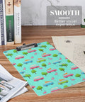 Happy Camping Themed Acrylic Clipboard For Office And Outdoors, 8.5 x 12.5 in, clear clip top