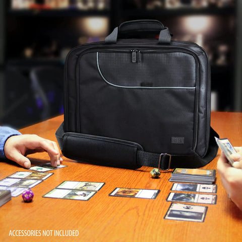 XL MTG Bag For Magic The Gathering And Other TCG Accessories With Adjustable Interior Dividers For Sleeved Cards Play Mats Dice
