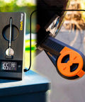 ProTemp 2 Plus Wireless Meat Thermometer With Temperature Controller on stand, showing digital display and attached probe