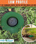 Installed Sprinkler Head Guard Protector Donut Style Patented Sprinkler Protection Prevents Mower Damage 10 Pack ABS Plastic