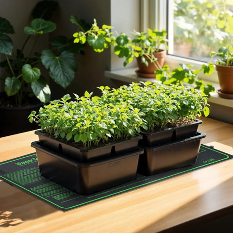 Tough As Nails Seedling Heat Mat 10 Inch By 20 Inch, Hydroponic Heating Pad Waterproof For Seed Starting, Greenhouse Germination, Keeps Roots Warmer 10 To 20 Degrees Above Ambient, Safer Heavy Duty Easy To Use