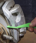 Using 9 Piece Manual Brake Pad Wear Gauge Set With Offset Tips For Accurate Lining Thickness Measurement Whether Straight On Or At 90 Degrees