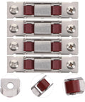 No Sweat Double Wheel Sliding Door Rollers Heavy Duty Stainless Steel Sash Pulleys with dual wheels for smooth gliding.
