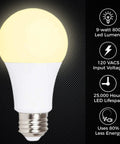 LED Smart Emergency Light Bulb With Rechargeable Battery Backup features bright glow and energy-saving design, ideal for camping.