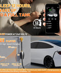Upgrade Your Sweet Electric Ride With This Heavy Duty Nema 14 50 Adapter For Tesla Gen 2 And 3 Mobile Charger 32 Amp 250 Volt Fits Model 3 Y S X Rv And Generator Outlets Hookup image showing mobile charger and Tesla charging.