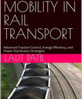 Digital ebook: Electric Mobility in Rail Transport; maroon cover with pink author bar and coal freight train on tracks.